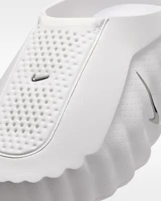 Nike Mind 001 Women's Pregame Mules Summit White/Phantom/Light Orewood Brown/Metallic Silver [Summit White/Phantom/Light Orewood Brown/Metallic Silver, W 5 / M 3.5, W 6 / M 4.5, W 