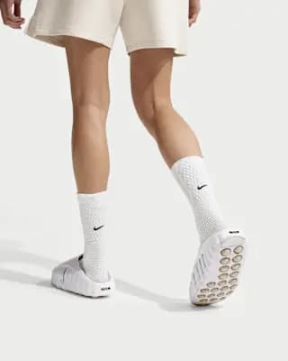 Nike Mind 001 Women's Pregame Mules Summit White/Phantom/Light Orewood Brown/Metallic Silver [Summit White/Phantom/Light Orewood Brown/Metallic Silver, W 5 / M 3.5, W 6 / M 4.5, W 