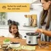 Crock-Pot 2qt Manual Slow Cooker - Stainless Steel [5 Pounds, 2 Quart, 3]