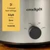Crock-Pot 2qt Manual Slow Cooker - Stainless Steel [5 Pounds, 2 Quart, 3]