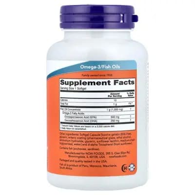 NOW Foods Ultra Omega-3 Fish Oil, 90 Softgels [12 Years and Up, Softgel, Omega 3 Fatty Acid]