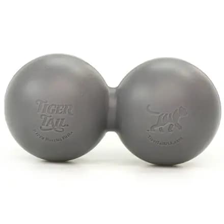 Tiger Tail USA Tiger Ball Peanut 2.4 Foam Roller Gray [Fitness Recovery, Silicone, 6 x 5 x 2.5 inches]