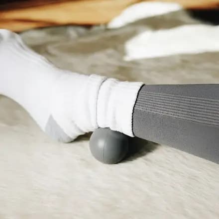 Tiger Tail USA Tiger Ball Peanut 2.4 Foam Roller Gray [Fitness Recovery, Silicone, 6 x 5 x 2.5 inches]