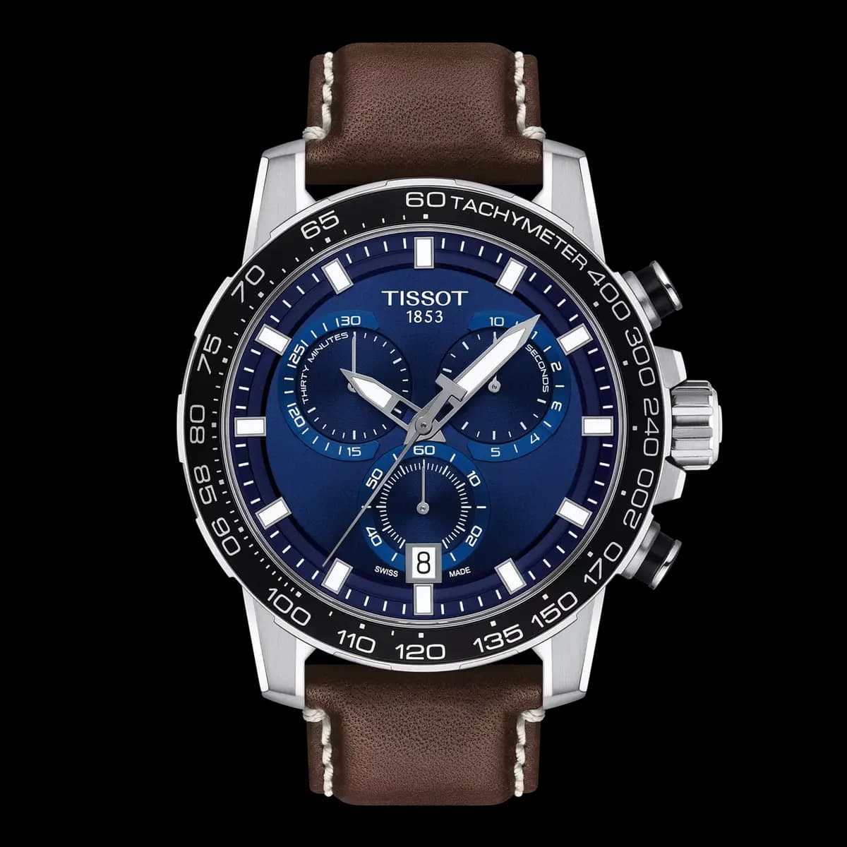 Tissot Supersport Chrono 45.5mm Blue T1256171604100 [45.50 mm, Quartz chronograph PowerDrive, 100 m]