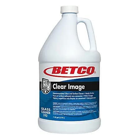 Betco® Clear Image RTU Glass Cleaner, 128 Oz Bottle, Case Of 4 [Fragrance Unscented, Number Of Containers 4, Size (container) 128 oz, antibacterial No]