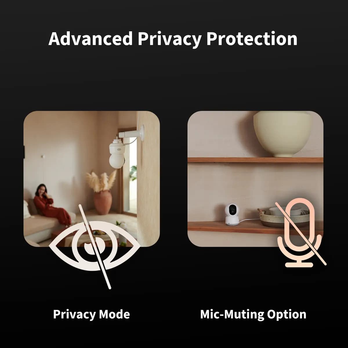 Aqara Camera E1 [2.72 x 2.72 x 4.09 in. (69 x 69 x 104 mm), 0.36 pounds/165 g, 2K, 1296p]
