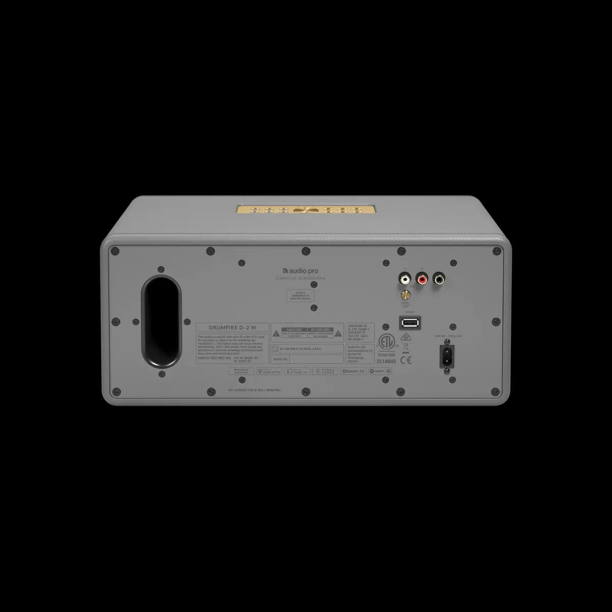 Audio Pro D-2 W Black [155x365x190 mm, 4,9 kg, 2x20W + 60W]
