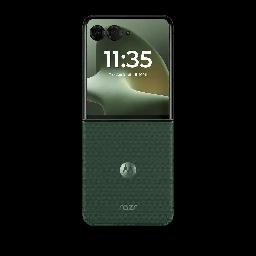 Motorola razr+ - 2026, PANTONE Mountain View, 256GB, Unlocked [256GB, 12GB + RAM Boost (up to 12GB additional), Android 16]