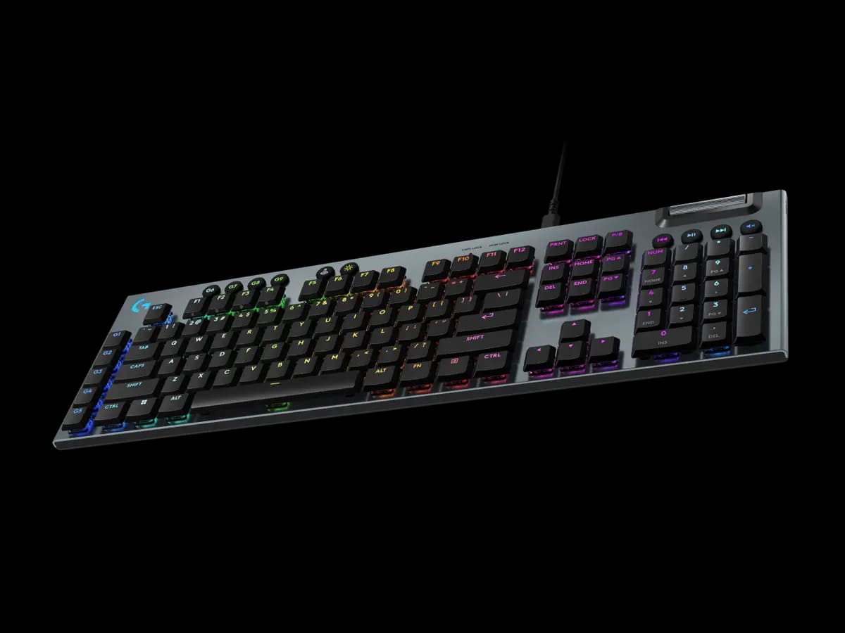 Logitech G915 X Wired Gaming Keyboard - Black - English US (QWERTY) [0.89 in (22.6 mm), 5.91 in (150 mm), 18.7 in (475 mm)]