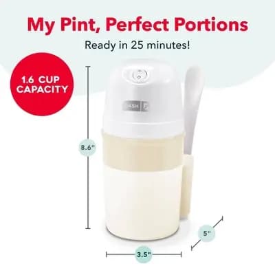 Dash MyPint Cream [1 Pint, Plastic, 2.3 Pounds]