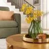 Hearth & Hand with Magnolia 9" Pleated Ceramic Vase Green - Hearth & Hand™ with Magnolia [9 Inches (H) x 7.25 Inches (W), 3.2 Pounds, Ceramic]