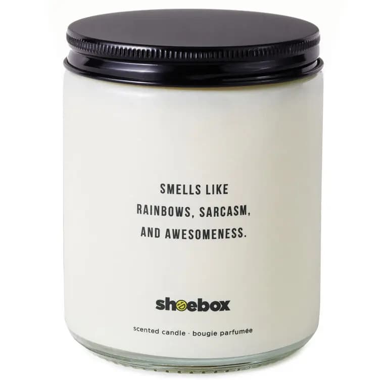 Unicorn You Magical Bastard Scented Single-Wick Jar Candle, 7 oz. [Dimensions 7 oz.; 2.62'' W x 3.62'' H x 2.62'' D, Count 1, Format Candle, Scent Mandarin orange and grapefruit]