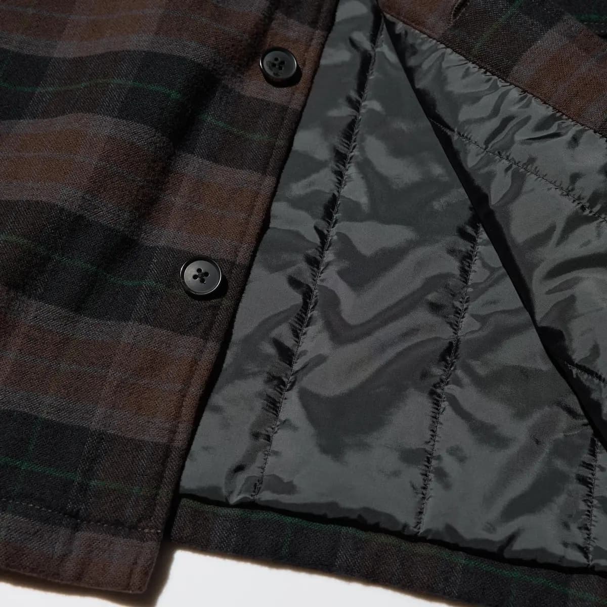 Uniqlo Padded Shirt Jacket Dark Brown [Imported, Hand wash cold, Do not dry clean, Pockets lined with soft padding.]