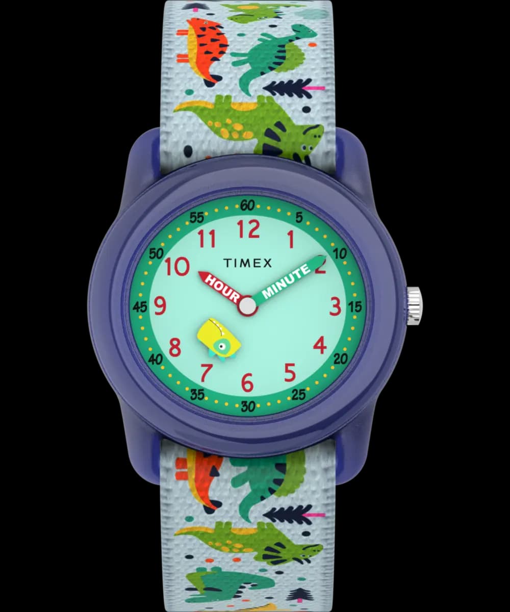 Timex Time Machines 29mm Dinosaur Elastic Fabric Kids [Resin, 29 mm]