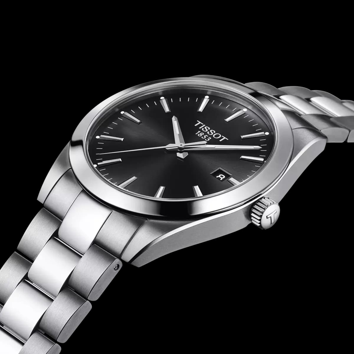Tissot Gentleman 40mm Black [40.00 mm, Quartz three hands, 100 m]