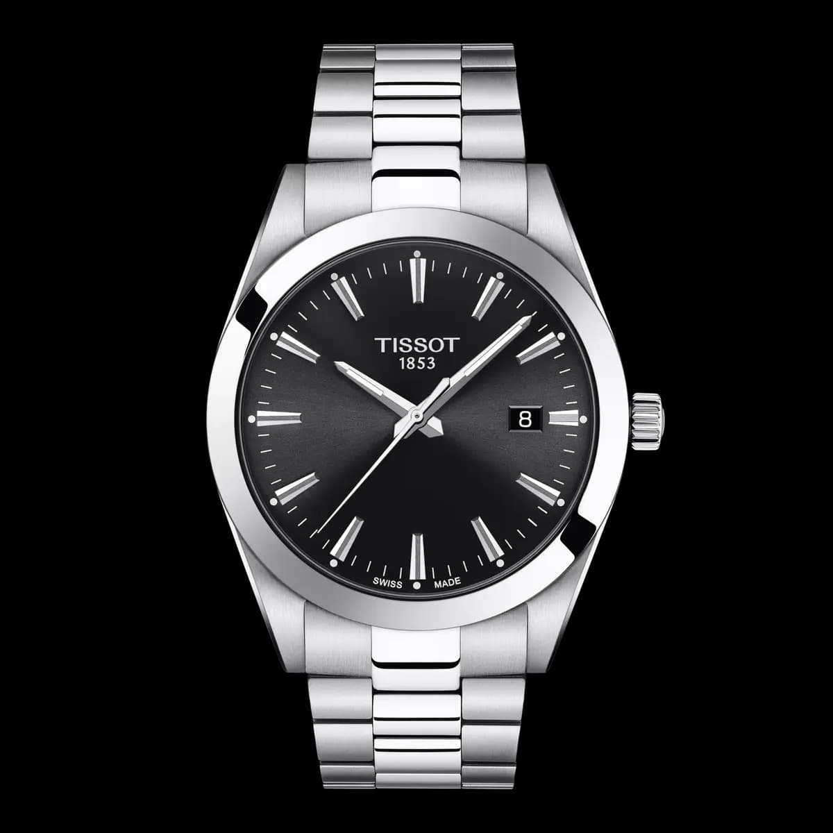 Tissot Gentleman 40mm Black [40.00 mm, Quartz three hands, 100 m]