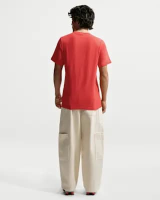 Korea Men's Nike Soccer T-Shirt Global Red [100% cotton, Machine wash, S-XXL]
