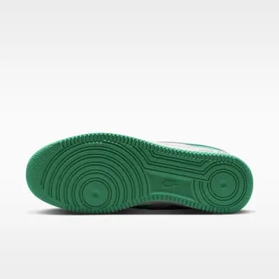 Nike Air Force 1 Men's Shoes Menta/White/Menta [Menta/White/Menta, Leather upper, Foam midsole]