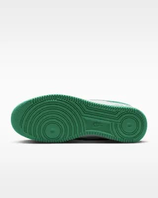 Nike Air Force 1 Men's Shoes Menta/White/Menta [Menta/White/Menta, Leather upper, Foam midsole]