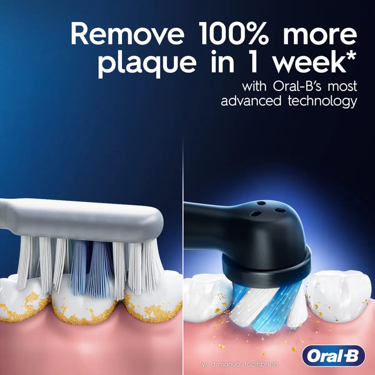 Oral-B iO Series 6 Electric Toothbrush, Black Lava [Advanced iO Technology, Oral-B’s smart brushing features, Oral-B app]