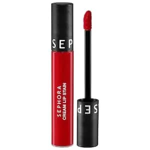 SEPHORA COLLECTION Cream Lip Stain 10HR Liquid Lipstick 01 Always Red [0.16 oz. / 5 mL]
