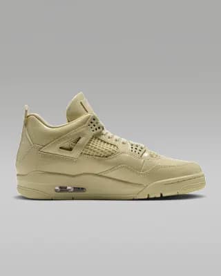 Air Jordan 4 Retro x J Balvin "Amazonas" Men's Shoes Lemonade/Lemonade [Lemonade/Lemonade, Luxe leather upper is durable and premium., Foam midsole]