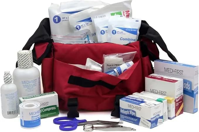 Medique Products 73901 Standard Trauma First Aid Kit, Red [Cordura bag, first responder, First Aid Kits]