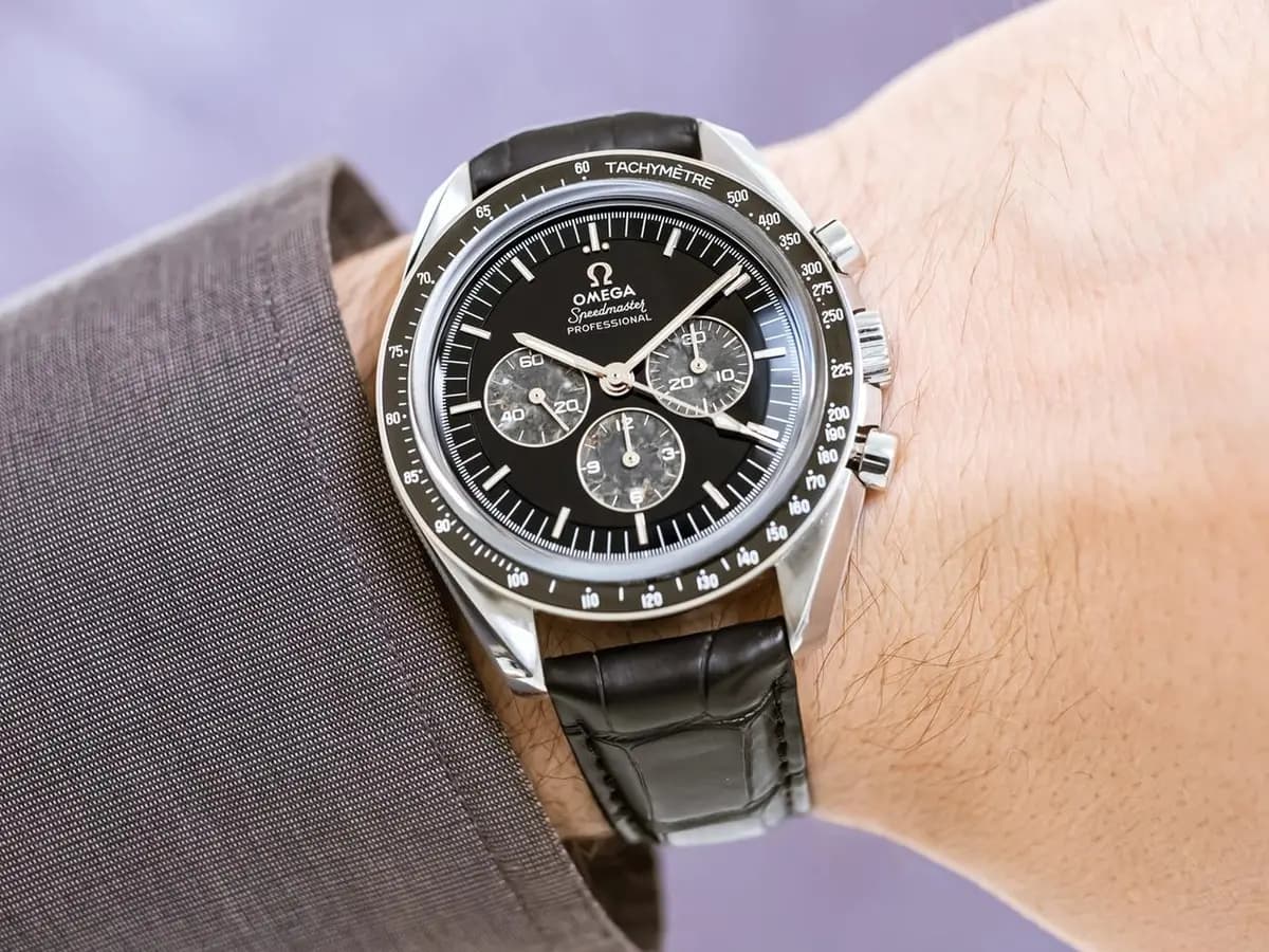 Omega SPEEDMASTER MOONWATCH 321 950 Platinum Ref 3119342099001 Box Papers Bj-2022