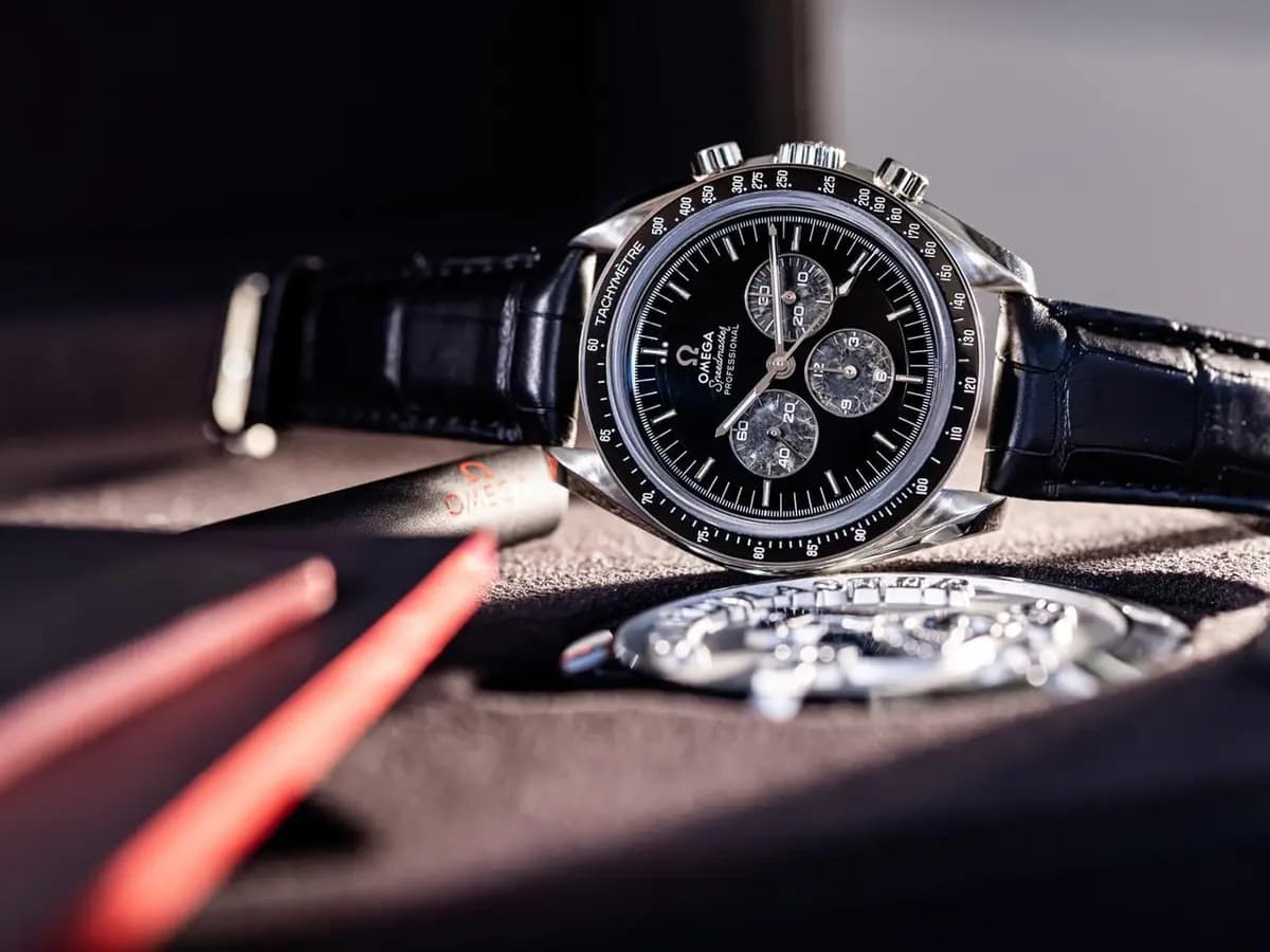 Omega SPEEDMASTER MOONWATCH 321 950 Platinum Ref 3119342099001 Box Papers Bj-2022
