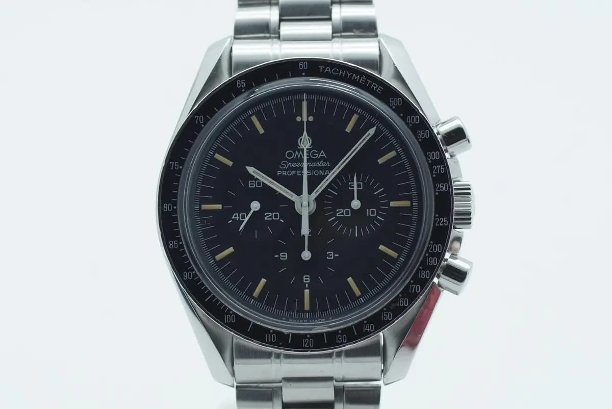 Omega Speedmaster Moonwatch Schwarz Stahl ~1985