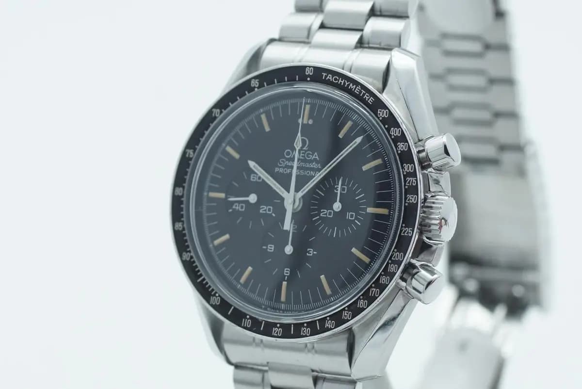 Omega Speedmaster Moonwatch Schwarz Stahl ~1985