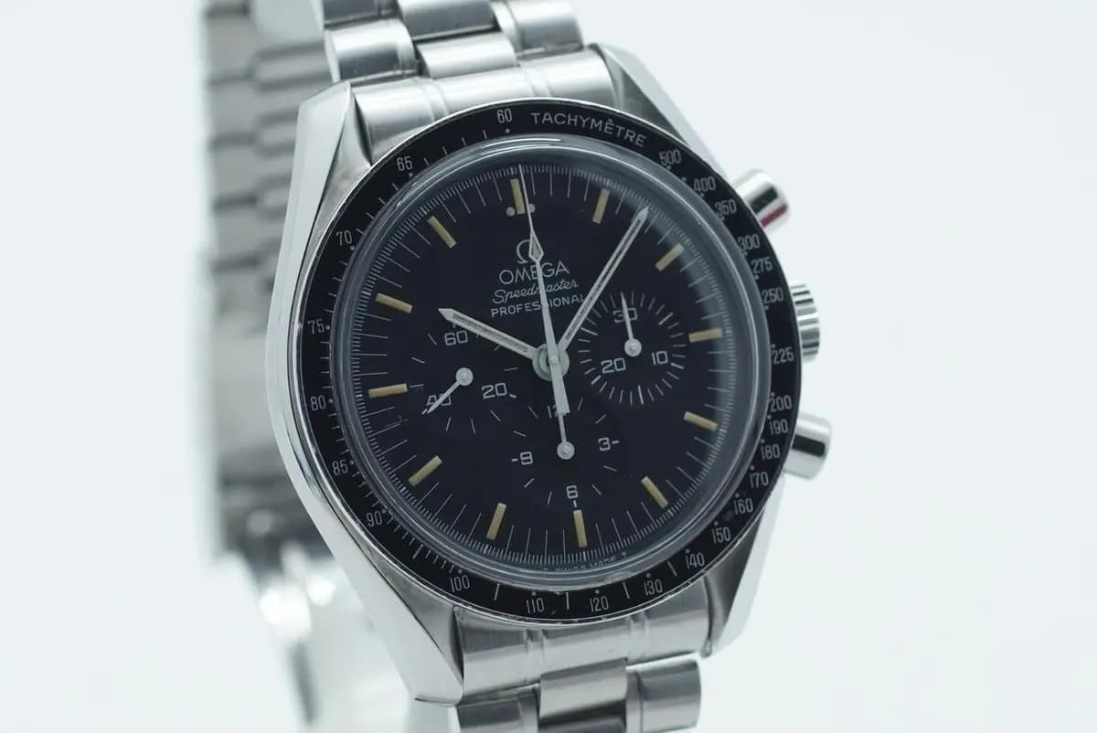 Omega Speedmaster Moonwatch Schwarz Stahl ~1985