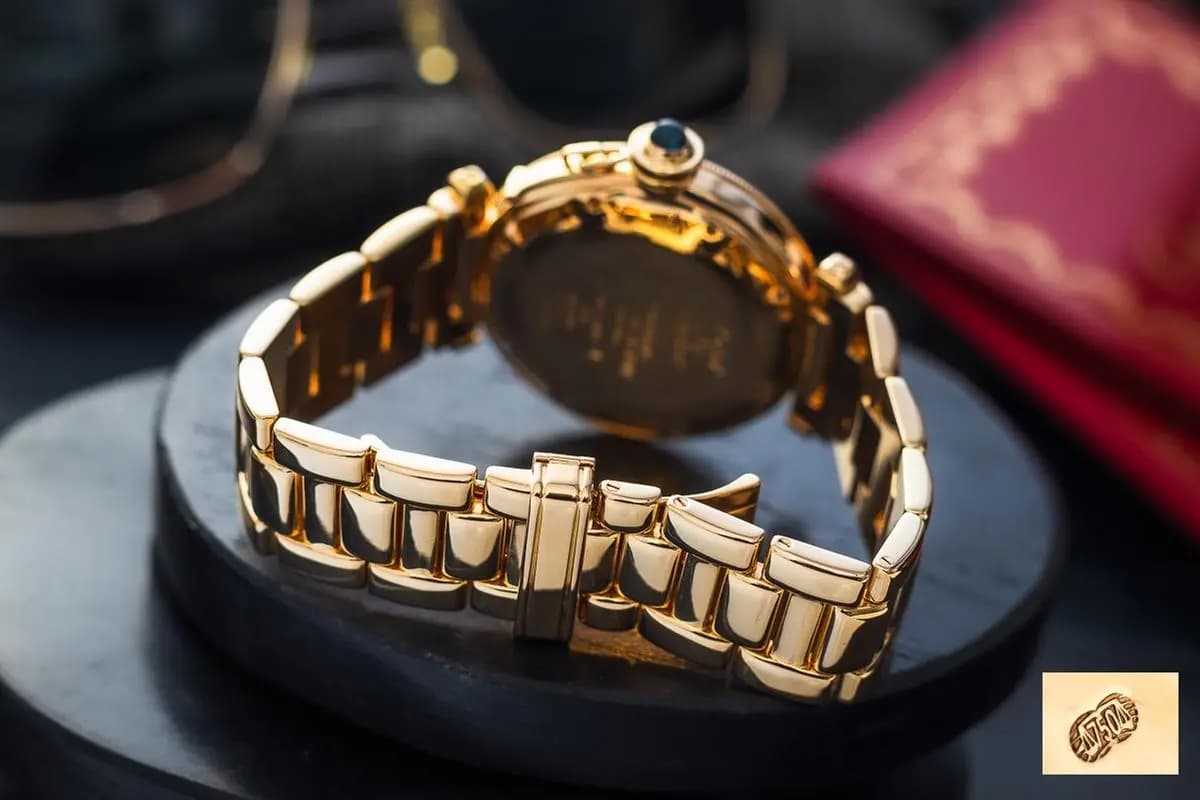Cartier Pasha 38 Grill 1990 0723 18k Gold Weight 155g Automatic 38mm/ Box & Papers