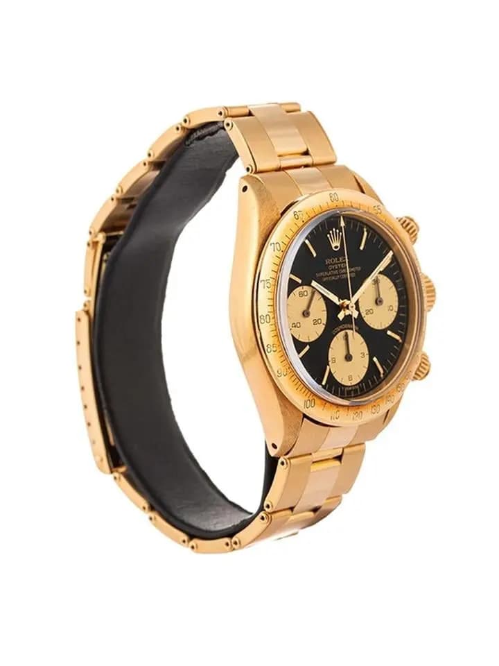 Rolex DAYTONA VINTAGE CON PERIZIA 36MM IN ORO GIALLO 18KT REF. 6265