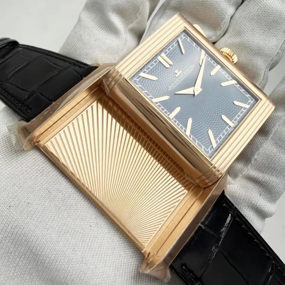 Jaeger-LeCoultre New Reverso Tribute Minute Repeater Q7122480 31MM Blue Rg B/pReverso Tribute Minute Repeater