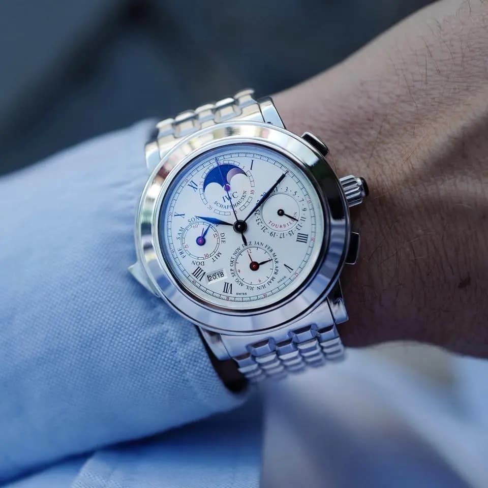 IWC Platinum Il Destriero Scafusia Grand Complication Bracelet Watch