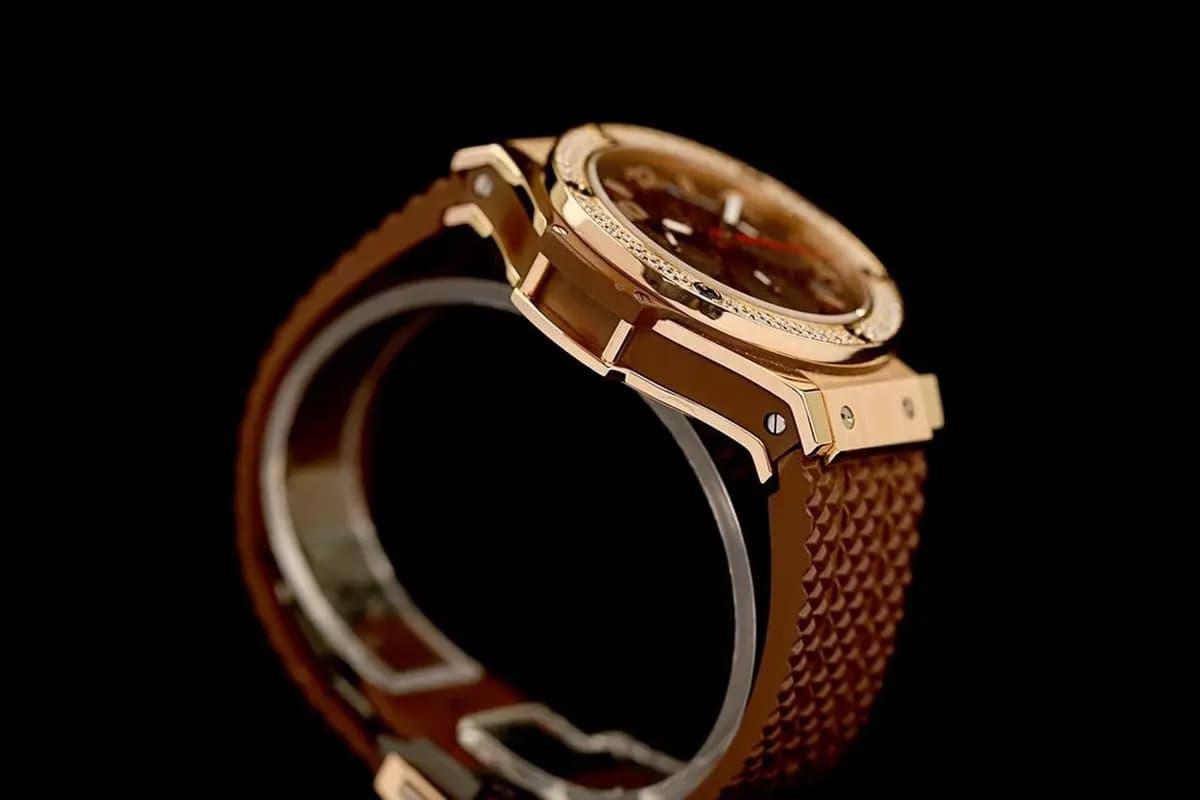 Hublot Big Bang 41mm 341.PC.1007.RX.1104 Cappuccino,Gold & Titanitum, Chocolate, factory diamonds