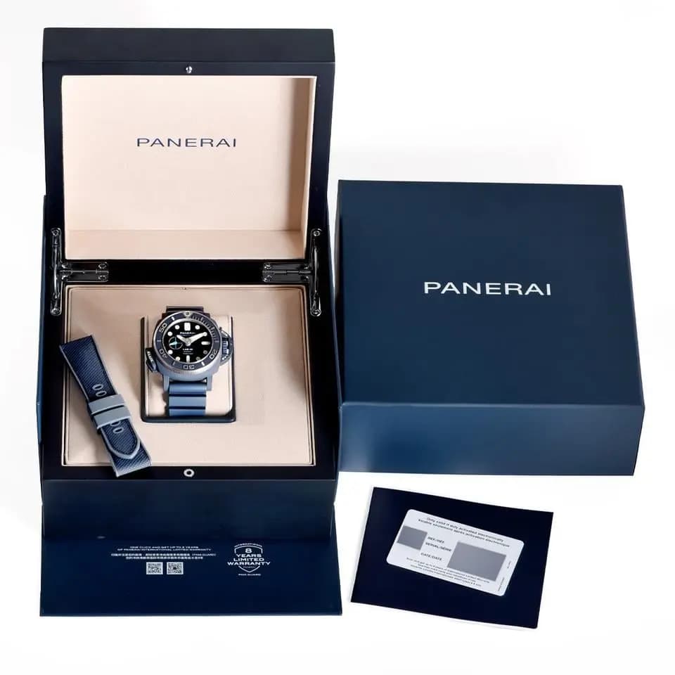 Panerai Submersible Elux Lab-ID 49mm, Ti-Ceramitech PAM01800 Fullset