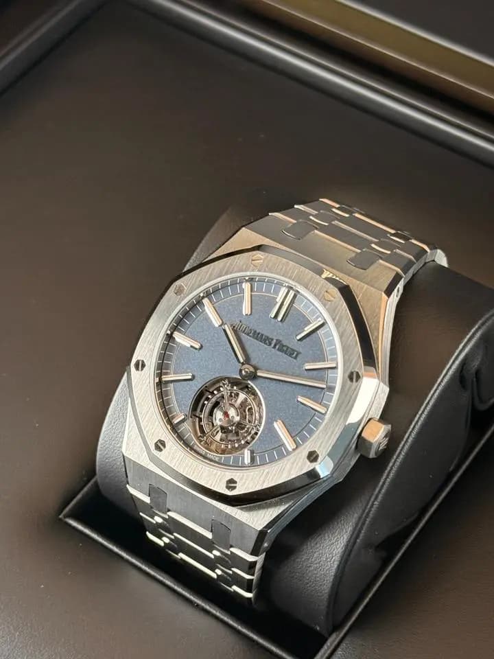 Audemars Piguet Royal Oak Tourbillon 41mm Flying New Tourbillion 26730TI Titanium Complete Box & Papers