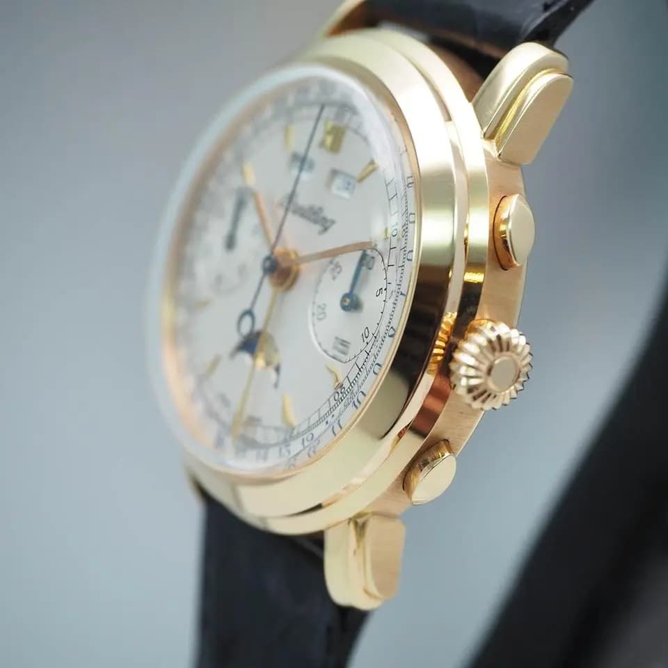 Breitling Montbrillant triple Calendar Moon, Ref:1940, limited Edition, um 1980