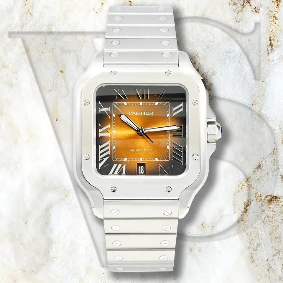 Cartier Santos REF. WSSA0064 EDELSTAHL 2024 FULL SET