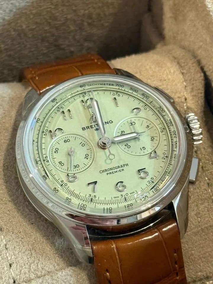 Breitling Premier B09 Chronograph Unused, Kept in a Safe Since Purchase