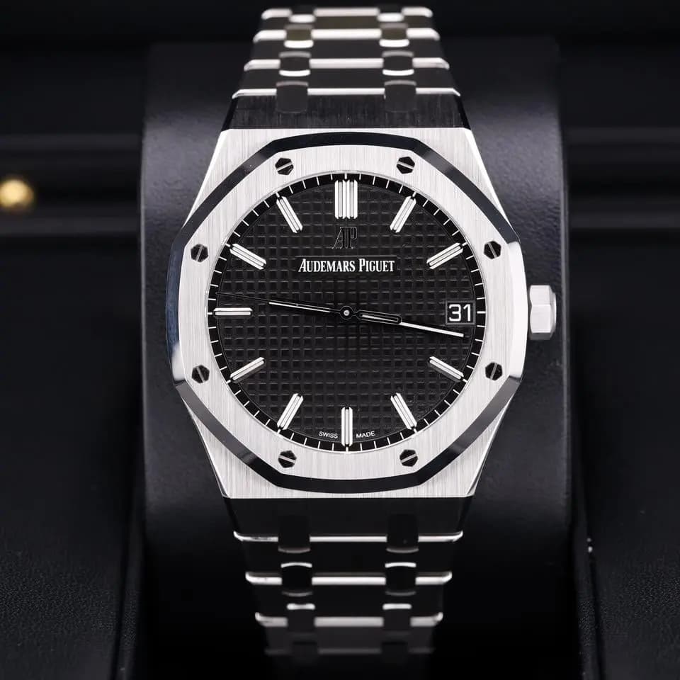 Audemars Piguet Royal Oak Black Dial 15500ST Full Set Like New