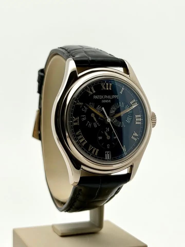 Patek Philippe Annual Calendar Black Dial - nice Condition