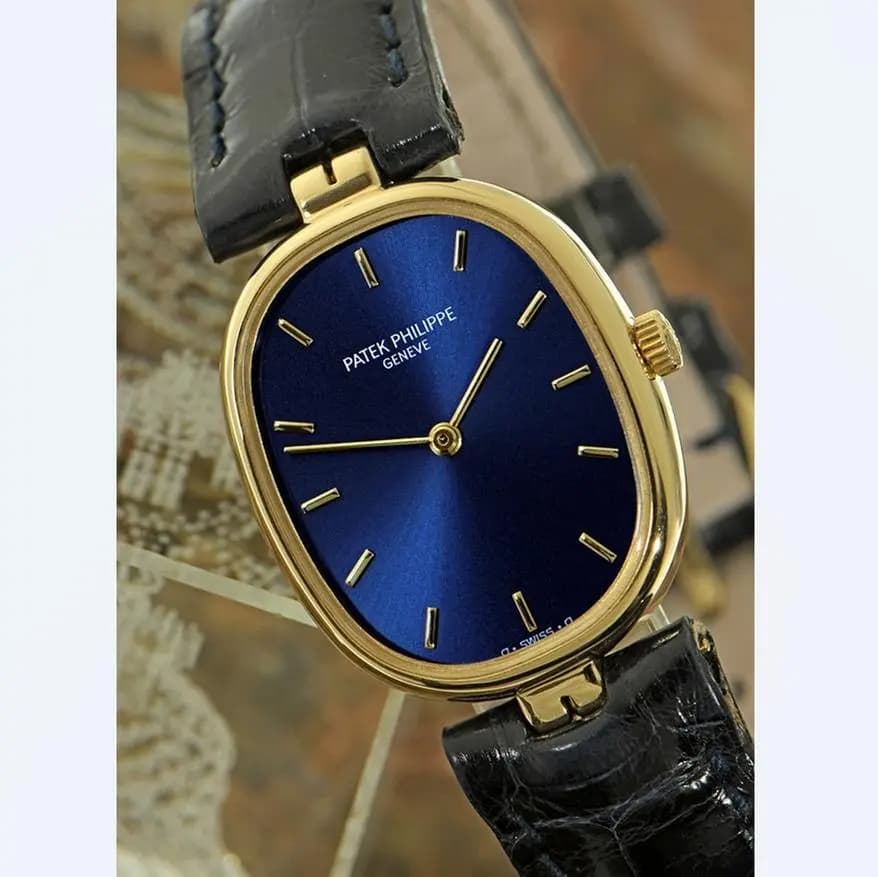 Patek Philippe Ellipse lady's wristwatch 23mm, 18k yellow gold execution, mechanical with manual winding