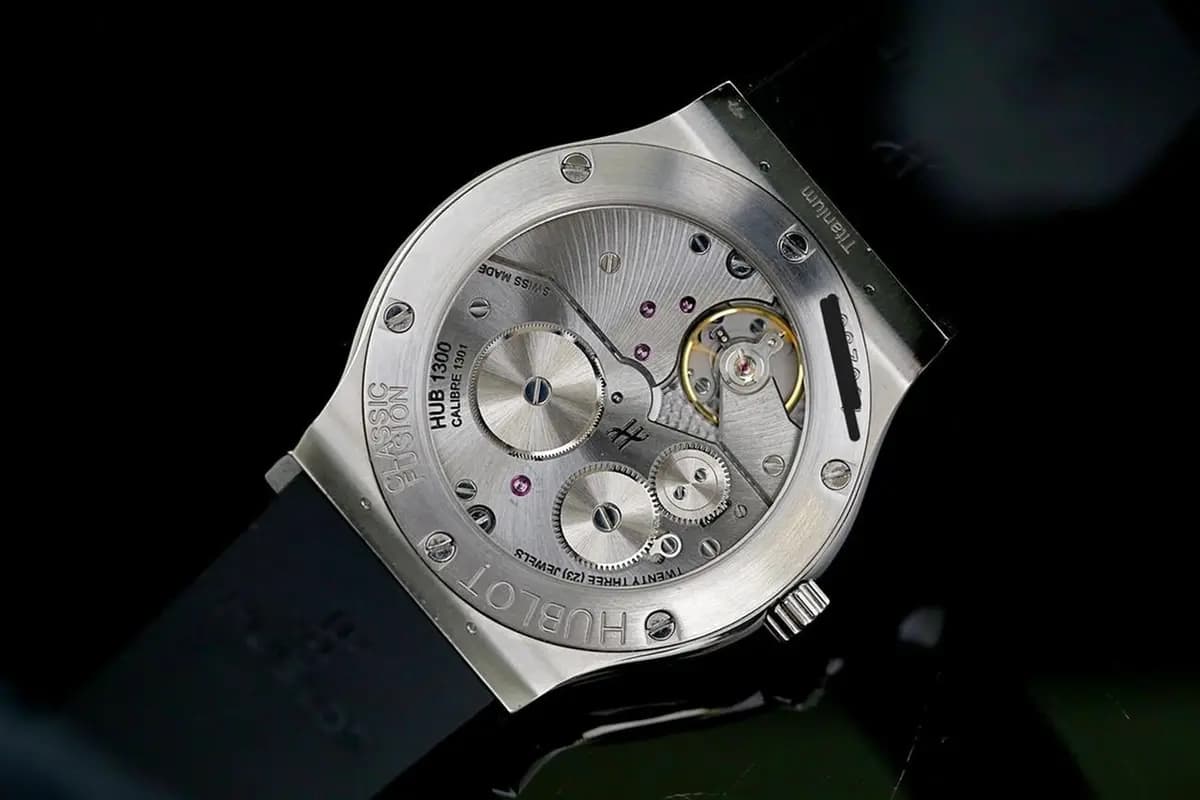 Hublot Classic Fusion Ultra-Thin 545.NX.1270.LR manuel winding, 42mm, Titan, open caseback