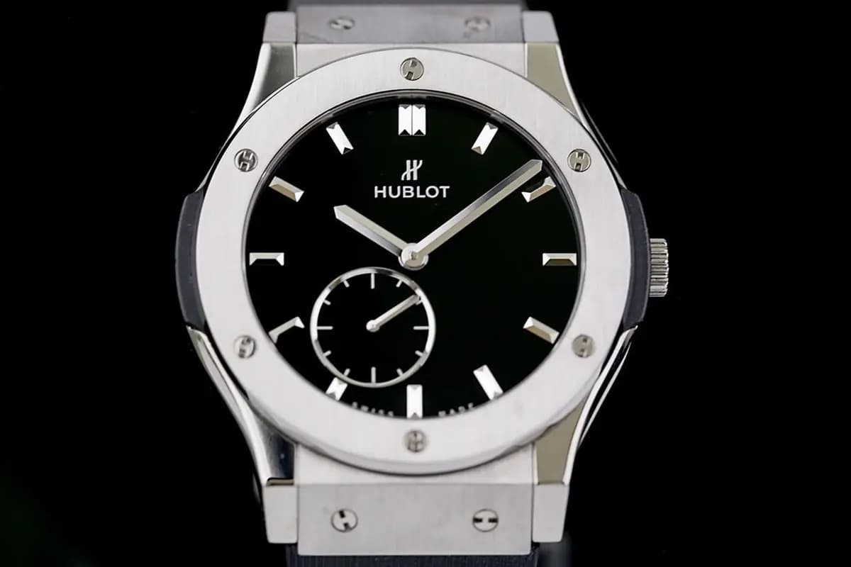 Hublot Classic Fusion Ultra-Thin 545.NX.1270.LR manuel winding, 42mm, Titan, open caseback