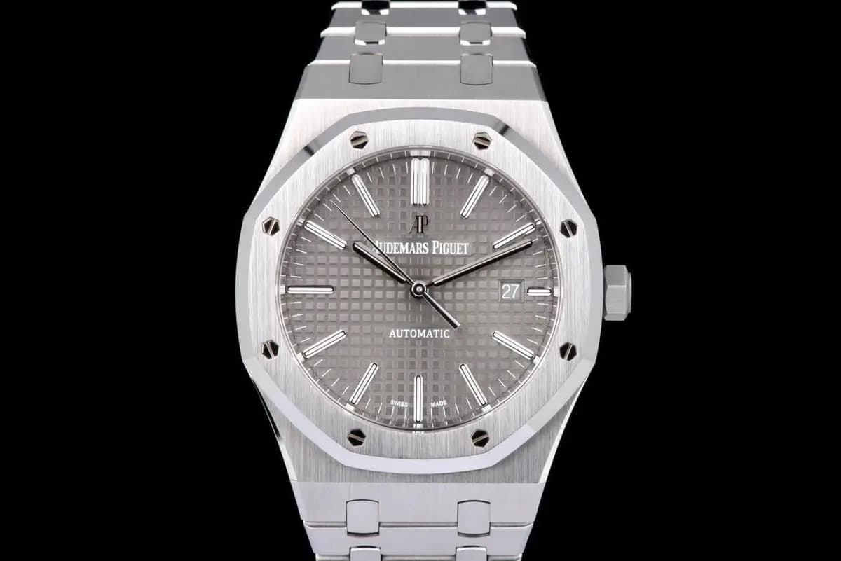 Audemars Piguet 15400ST Royal Oak 41mm Grey Dial Full Set 2017