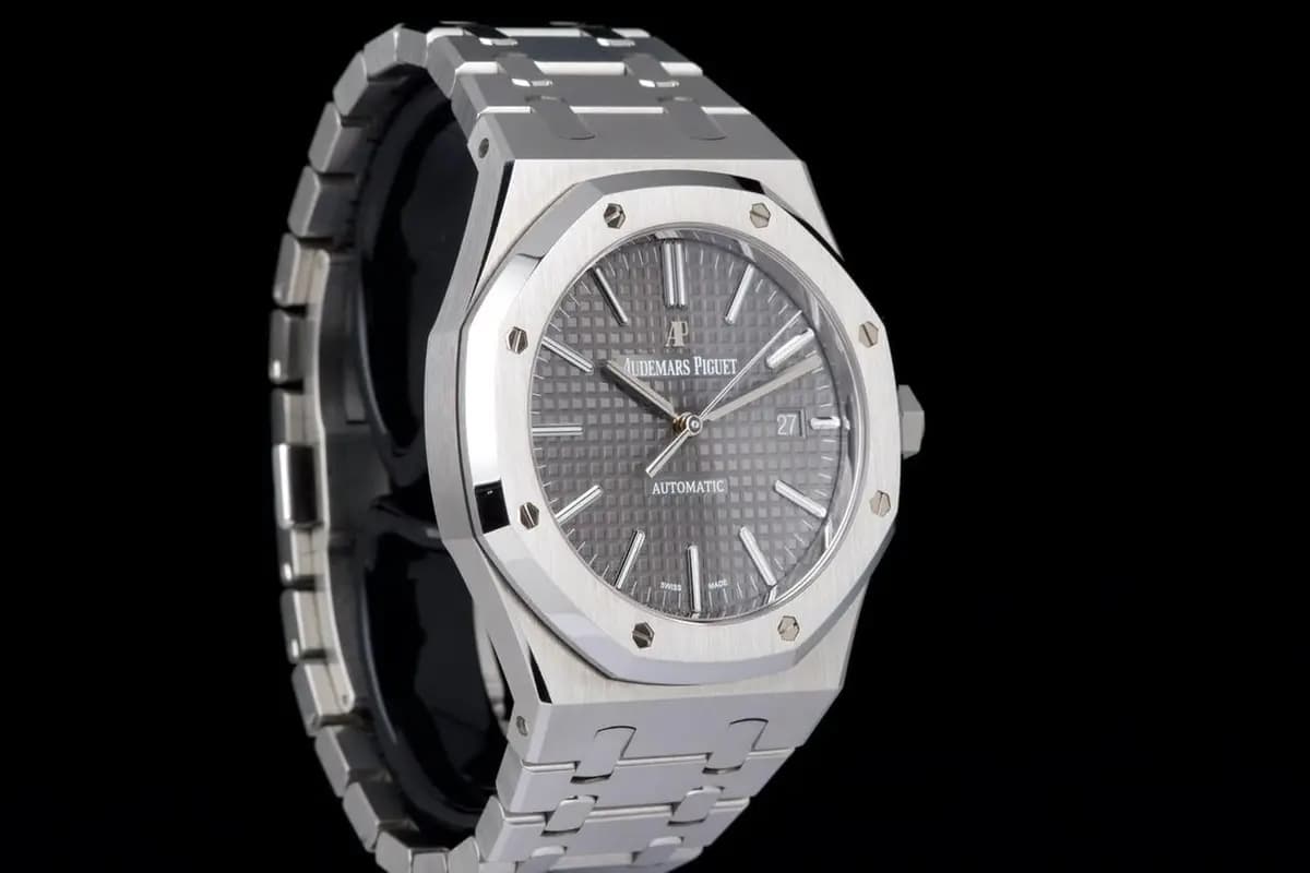 Audemars Piguet 15400ST Royal Oak 41mm Grey Dial Full Set 2017