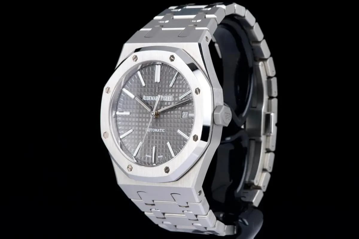 Audemars Piguet 15400ST Royal Oak 41mm Grey Dial Full Set 2017